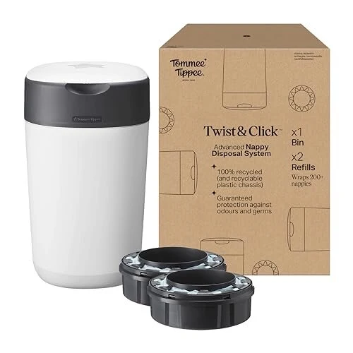 Tommee Tippee Twist Click Advanced kosz na pieluchy wkład x2