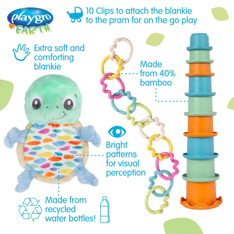 Playgro Eco Set Schildkröte