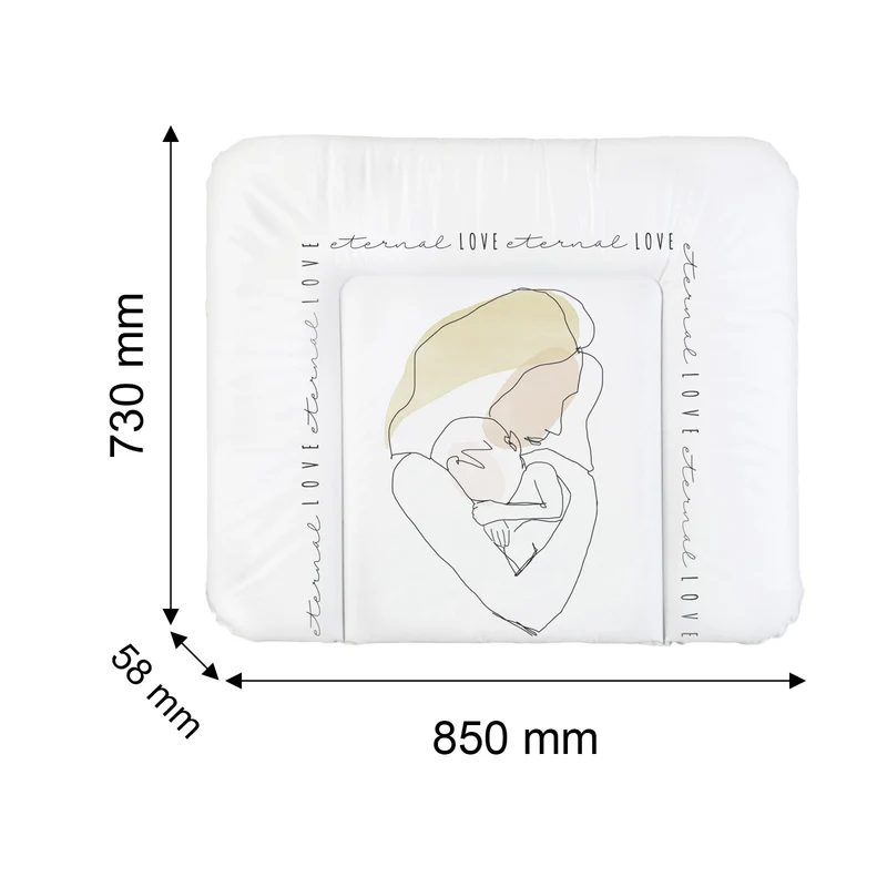 Wickelauflage Breit (85 x 72 cm)