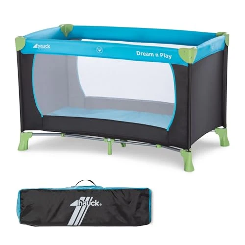 Hauck Dream N Play łóżeczko turystyczne Waterblue 120 x 60 cm