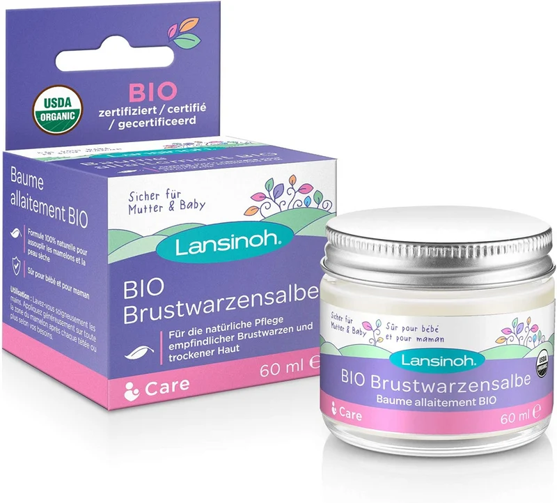 LANSINOH BIO maść do brodawek sutkowych dla mam 60ml
