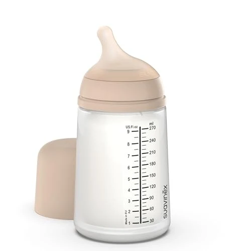 Suavinex Zero Zero butelka antykolkowa 270 ml 3m+ średni przepływ (M)