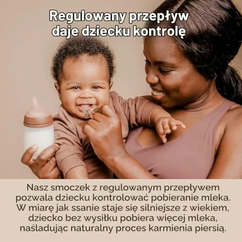 Suavinex Zero Zero butelka antykolkowa 270 ml 3m+ średni przepływ (M)