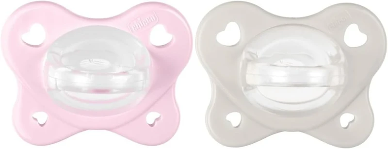 Chicco Dual Soft smoczek silikonowy 2-6m
