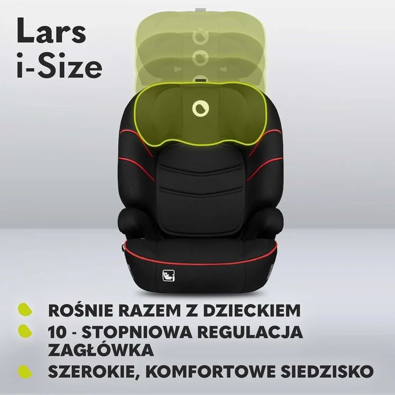 LIONELO Lars i-Size fotelik samochodowy gr.2 i 3
