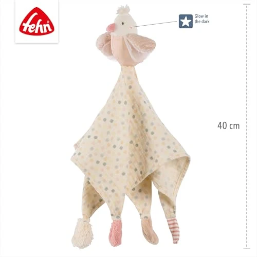 Fehn Bird komforter muślinowa przytulanka 0+