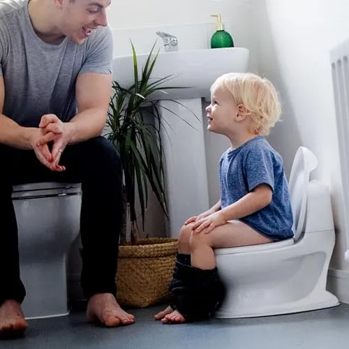 Nuby My Real Potty nocnik treningowy dla dzieci 18m+ dźwięk spłuczki