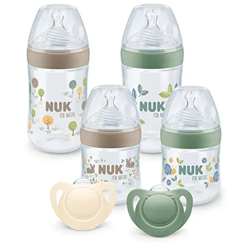 NUK for Nature Perfect Start zestaw butelek i smoczków 0-18m