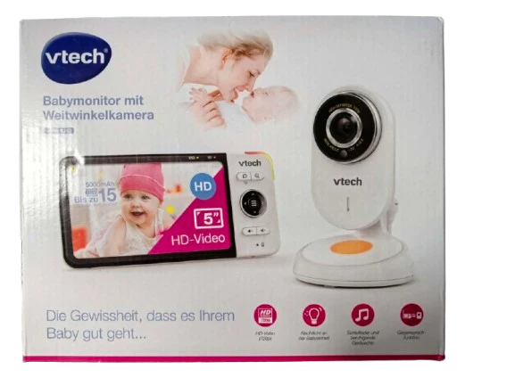 VTECH VM818 HD niania elektroniczna z kamerą szerokokątną 5" LCD