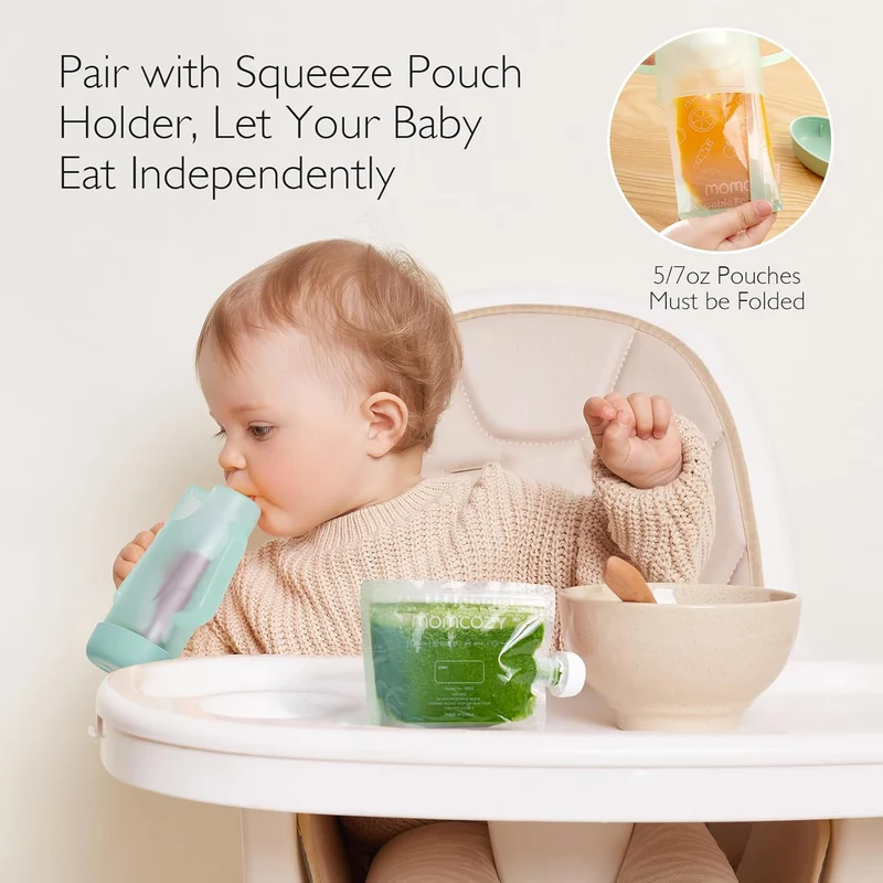 MOMCOZY saszetki tubki na przeciery musy 10szt 200ml