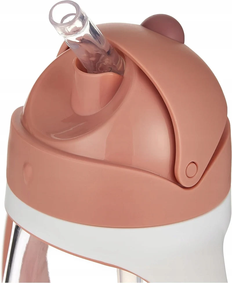 BEABA Straw Cup tritanowy kubek niekapek ze słomką 300 ml 8 m+
