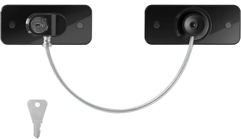 CHILD SAFETY LOCK stalowe zabezpieczenie przed dziećmi do szafek i szuflad x1