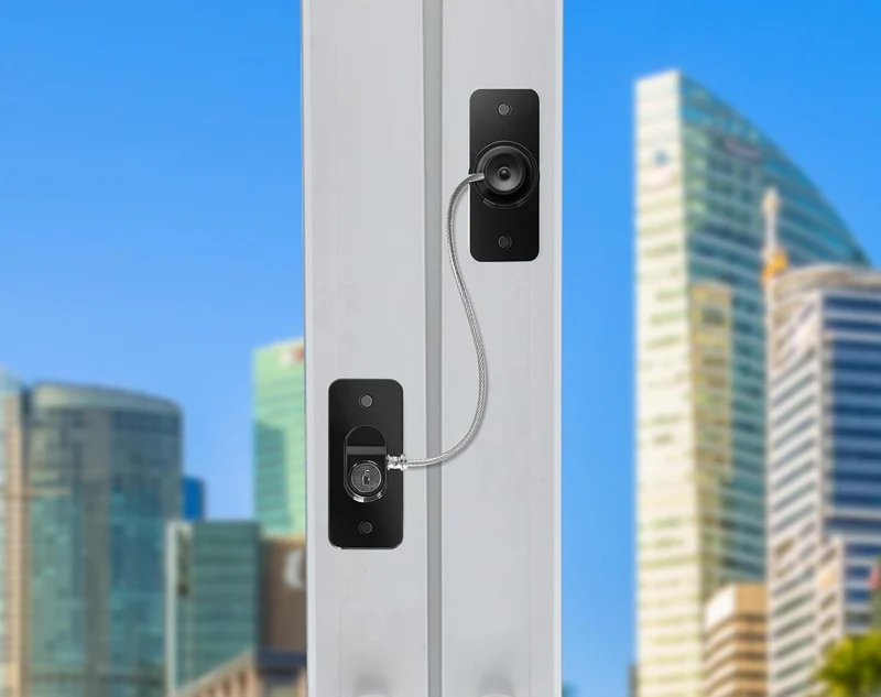 CHILD SAFETY LOCK stalowe zabezpieczenie przed dziećmi do szafek i szuflad x1