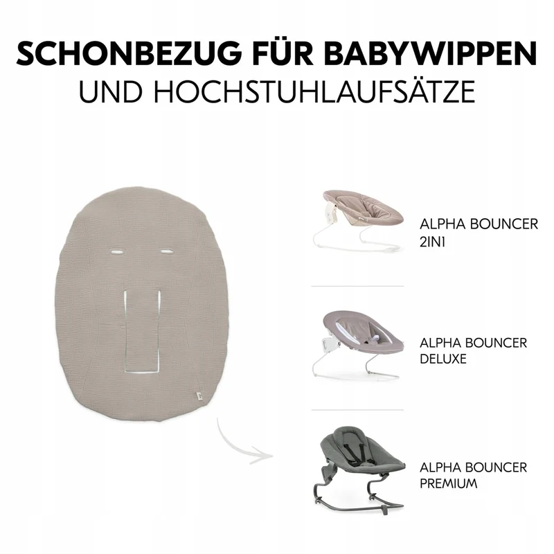 HAUCK pokrowiec na bujaczek Alpha Bouncer Premium / Deluxe / 2-in-1