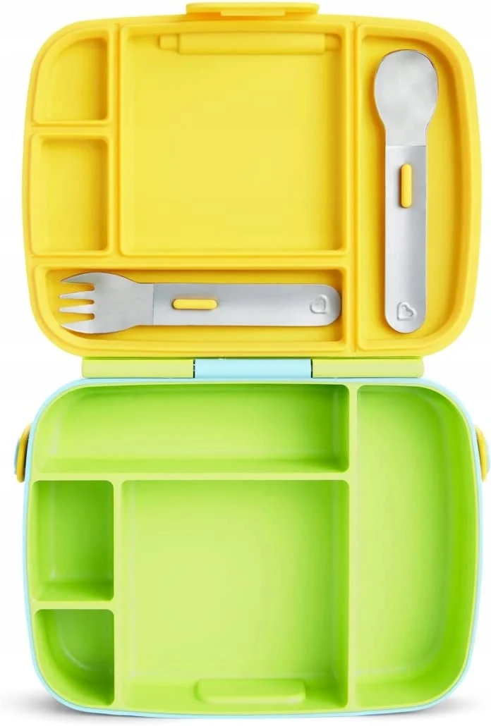 MUNCHKIN Bento Box śniadaniówka bez sztućców, 5 komór