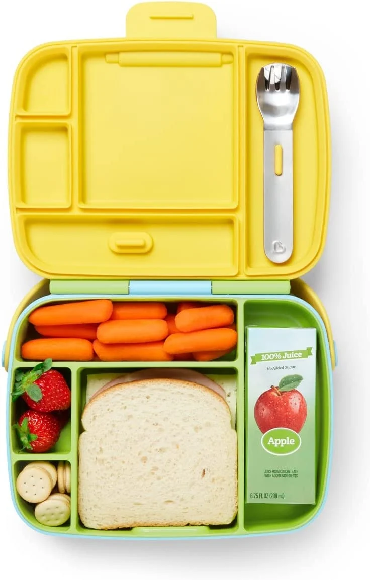 MUNCHKIN Bento Box śniadaniówka bez sztućców, 5 komór