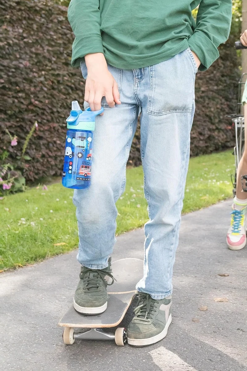 NUBY Flip-it Cup tritanowy kubek niekapek ze słomką i ustnikiem 3 l+ 360 ml