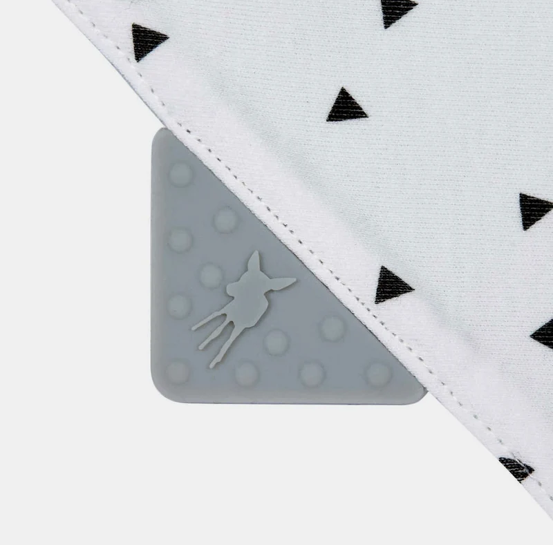 LASSIG bandana z silikonowym gryzakiem 0-12 m