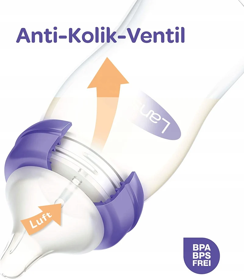 LANSINOH butelki 160 ml x2 smoczki S