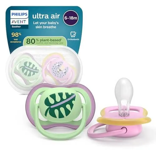 Philips Avent Ultra Air smoczki 6-18m x2
