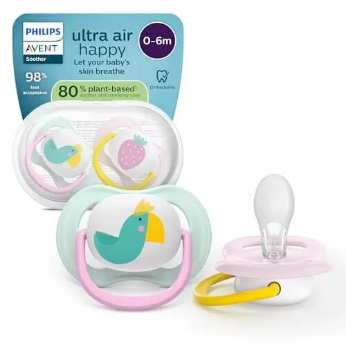 Philips Avent Ultra Air smoczki 0-6m x2