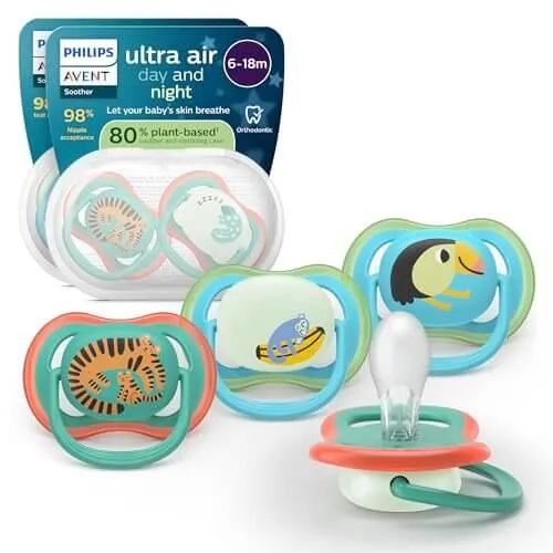 Philips Avent Ultra Air Day & Night smoczki 6-18m x4