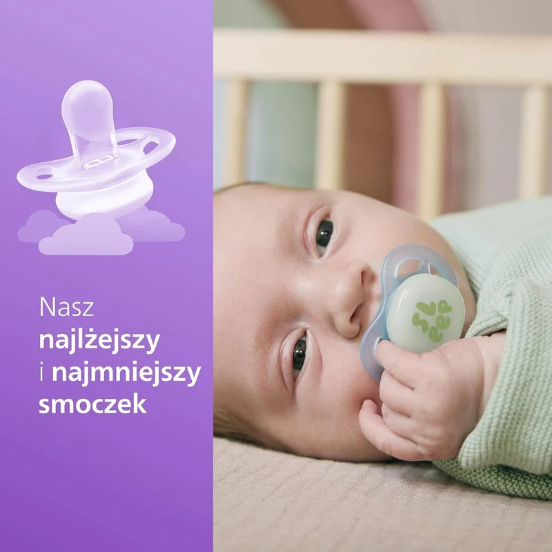 Philips Avent Ultra Start Night smoczki 0-2m x2