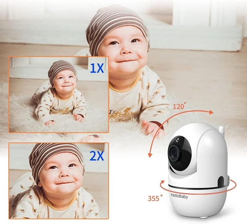 HELLO BABY HB65 zdalnie sterowana niania elektroniczna 3,2" TFT LCD