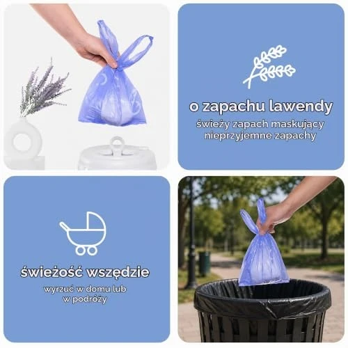 Ubbi woreczki na zużyte pieluchy x200 zapachowe