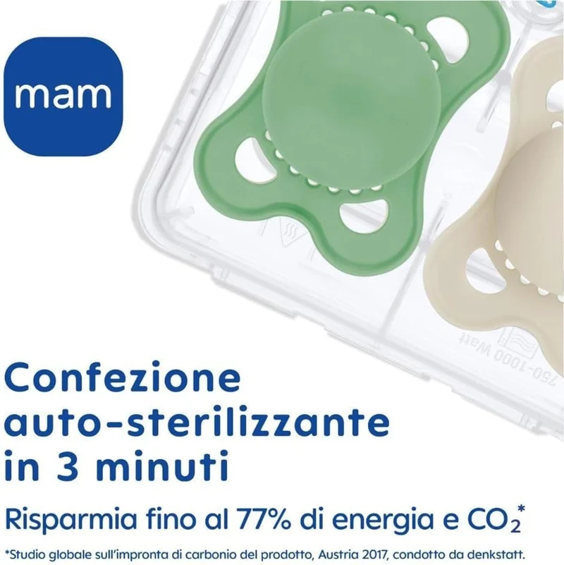 MAM Original smoczek uspokajający x2 2-6m edycja zimowa