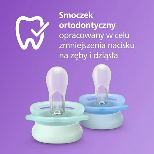 Philips Avent Ultra Start smoczek uspokajający x2 0-2m