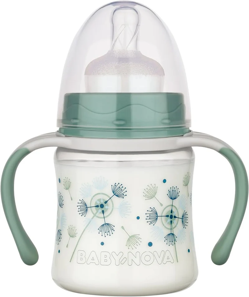BABYNOVA Learner Bottle butelka 150 ml wolny przepływ 0-24 m