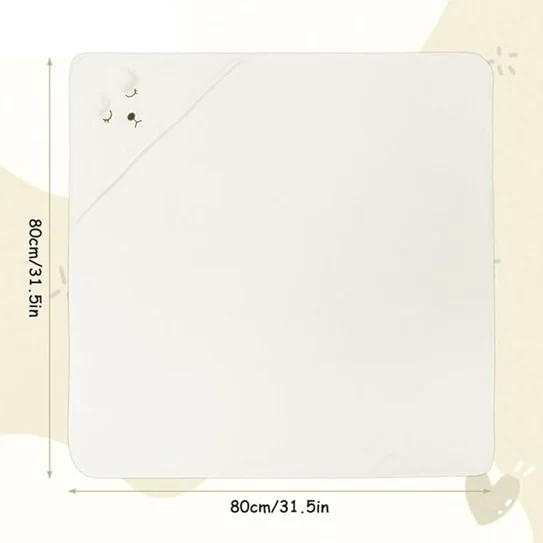 AOLSO ręcznik z kapturem 80x80 cm