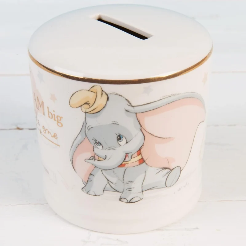 WIDDOP & Co Disney ceramiczna skarbonka Słoń Dumbo 8,5 x 8,5 cm