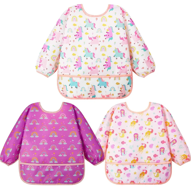LICTIN śliniaki fartuszki z kieszonką 6-24 m x3