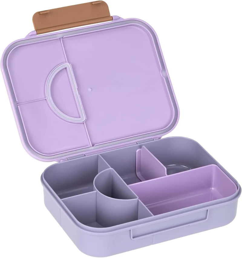 LASSIG Bento śniadaniówka z wyjmowanymi przegrodami 17x21 cm MAŁE SERCE