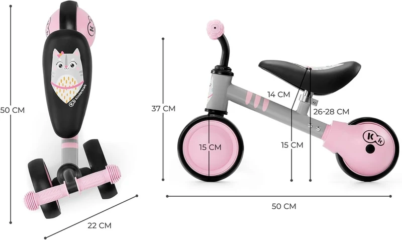 KINDERKRAFT Cutie mini rowerek biegowy do 25 kg