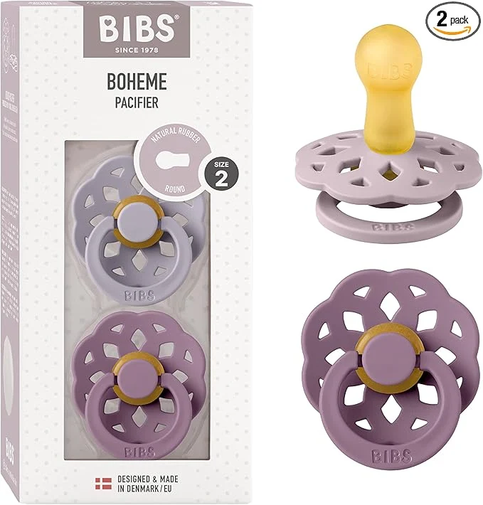 BIBS BOHEME smoczki uspokajające 2pack kauczuk 6+