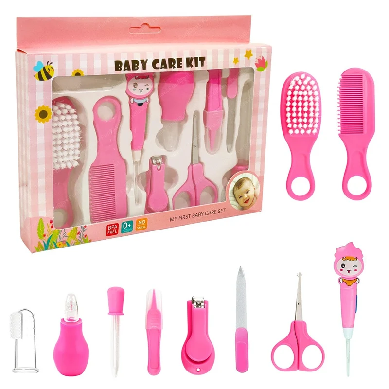 BABY CARE KIT zestaw do pielęgnacji dziecka 10 elementów