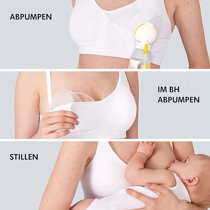 MEDELA biustonosz do karmienia i odciągania pokarmu 3w1 L