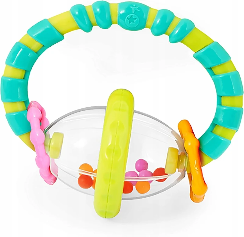 BRIGHT STARTS Grab&Spin grzechotka 3msc+