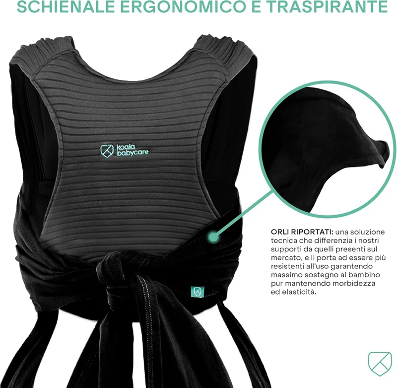 KOALA BABYCARE chusta elastyczna do noszenia max 15kg