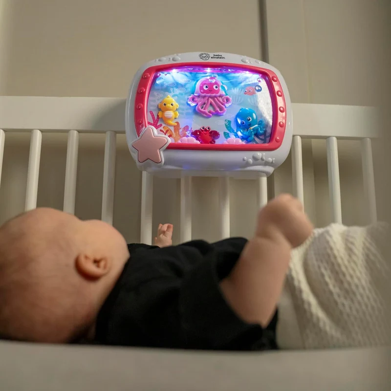 BABY EINSTEIN Morskie Sny pozytywka ze światłami + pilot 22 x 29 cm