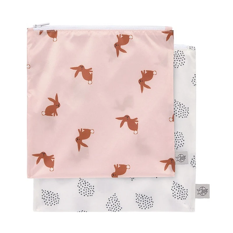 LASSIG Snack Bag woreczki na przekąski x2 17x18cm