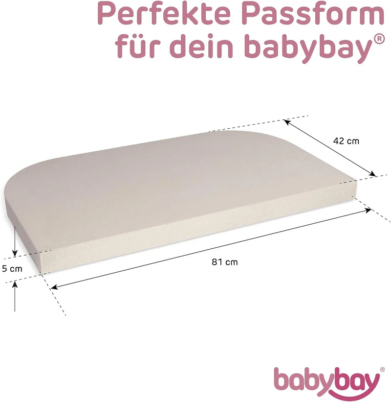 BABYBAY prześcieradło z gumką do Original 81x42 cm x2