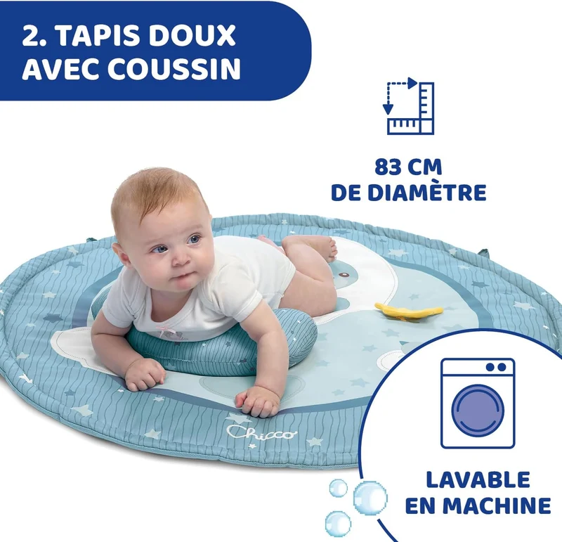 CHICCO Enjoy Colors Gym mata edukacyjna 3w1 + projektor