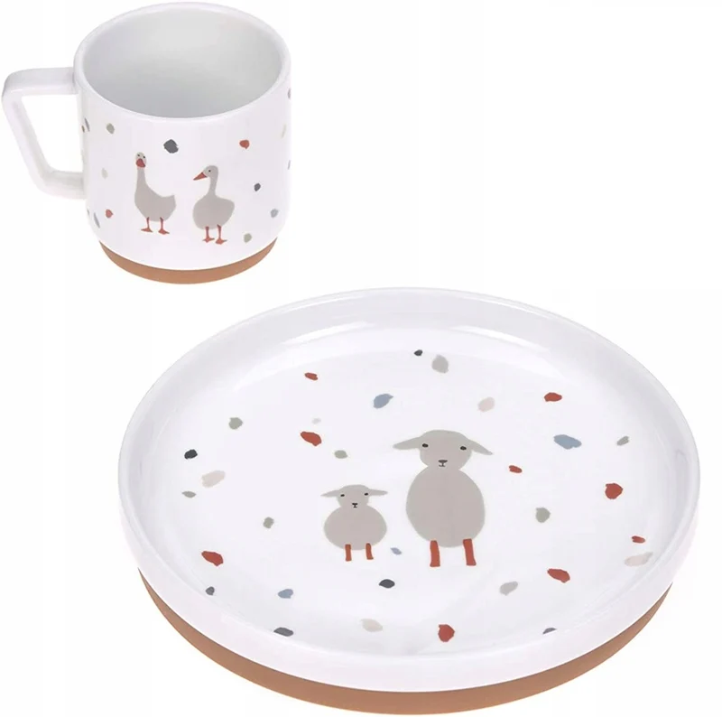 LASSIG Tiny Farmer zestaw naczyń porcelanowych
