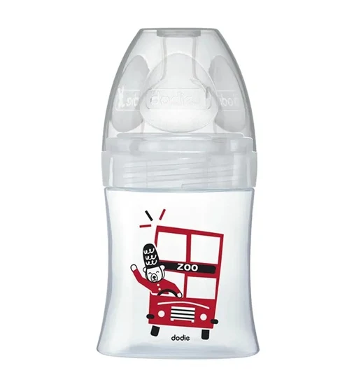 DODIE Sensation+ LONDYN szklana butelka 150 ml 0-6 m smoczek 1 wolny przepływ