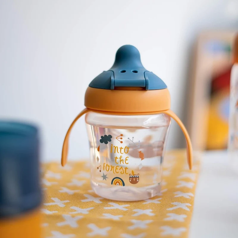 SUAVINEX Learning Cup kubek niekapek z twardym ustnikiem 200 ml 6 m+