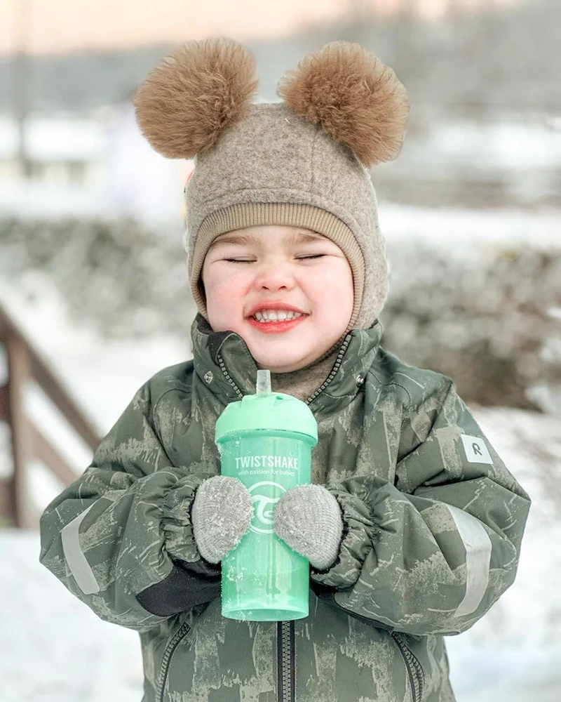 TWISTSHAKE Straw Cup kubek niekapek ze słomką 360 ml 6 m+